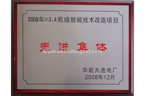 大連電廠項(xiàng)目監(jiān)理部榮獲電廠授予“先進(jìn)集體”榮譽(yù)稱(chēng)號(hào)